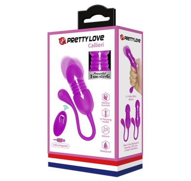 PRETTY LOVE - Callieri, 12 vibration functions 12 thrusting settings Memory function Wireless remote control